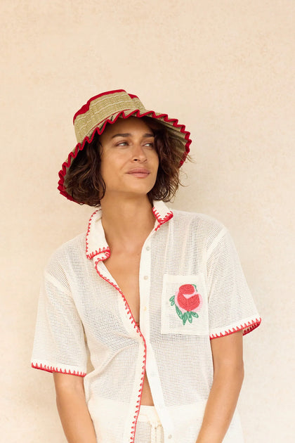 NWT Lorna Murray Island Capri Midi hat Lorna Murray Ladies Island Midi Capri Hat Tropics – KIITOSlife main image 4