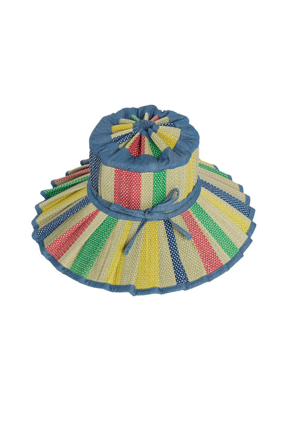 Lorna Murray x Kathy Hilton Child Luxe Capri Hat Sun Bathe Denim