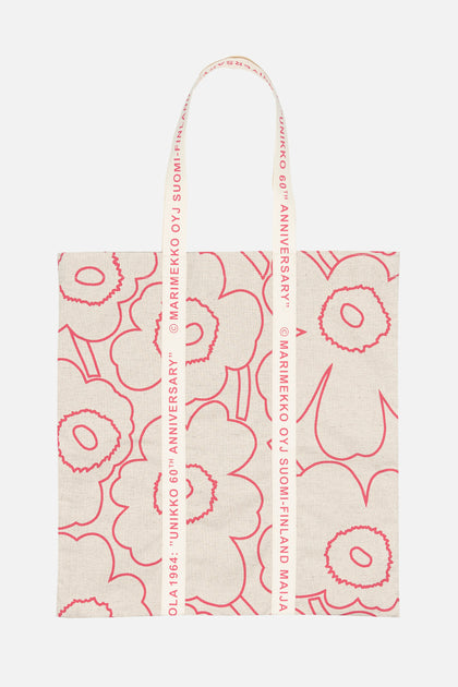 Marimekko Carrier Midi Piirto Unikko 60th Anniversary Tote Bag 