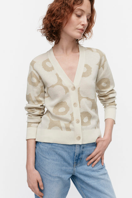 marimekko - マリメッコ Lokki / Ynja knit cardigan marimekko（マリメッコ）の「Lokki / Ynja knit cardigan