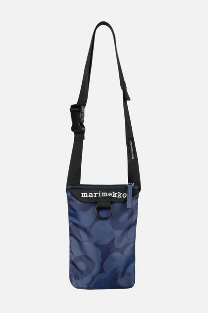marimekkoネイビー UnikkoMiniMessenger Marimekko Mini Messenger Unikko Black/Blue – Nordic Labels