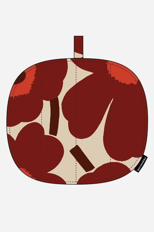 Marimekko Pieni Unikko Potholder Wine Red