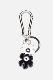 Puhallus I Unikko Keychain Black/White