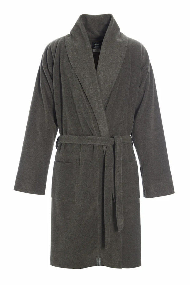 Henriette Steffensen CARL Fleece Bath Robe Bark | 1009C