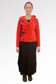 Henriette Steffensen Fleece Wrap Cardigan Tomato | 1009