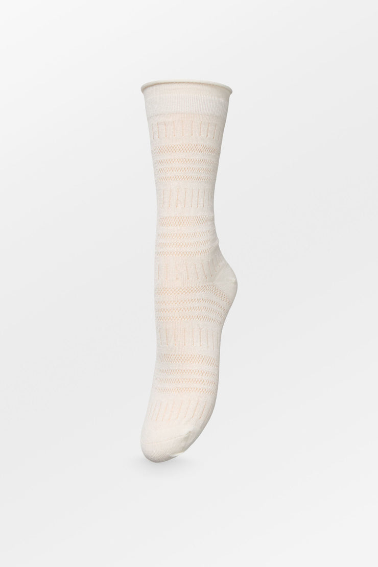 Becksöndergaard Lucretia Wola Socks Eggnog Off White