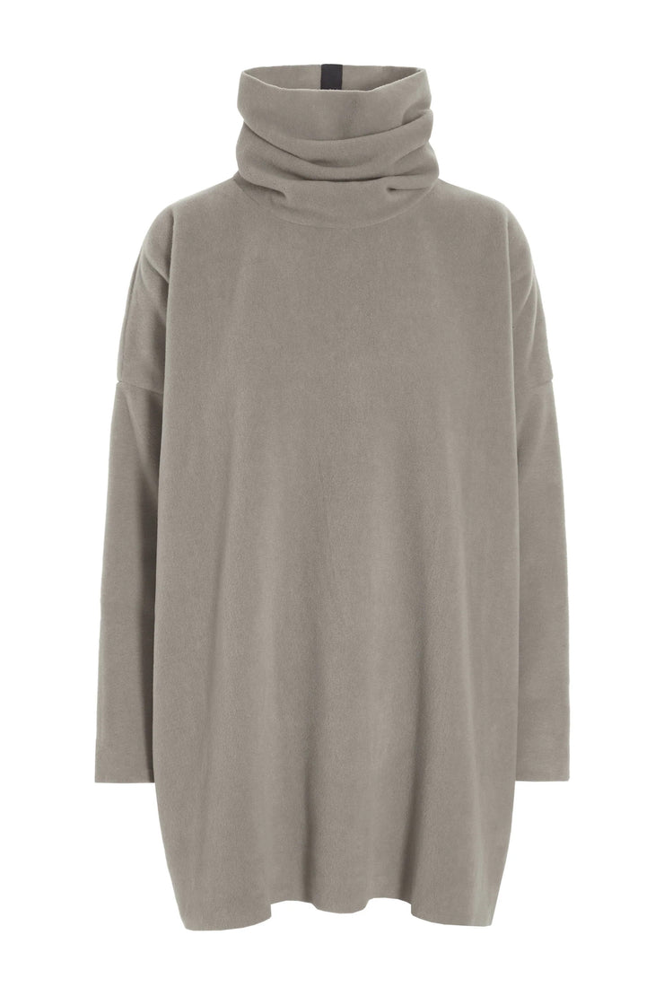 Henriette Steffensen High Neck Fleece Tunic Elephant | 1288