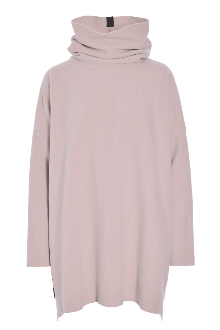 Henriette Steffensen High Neck Fleece Tunic Nude