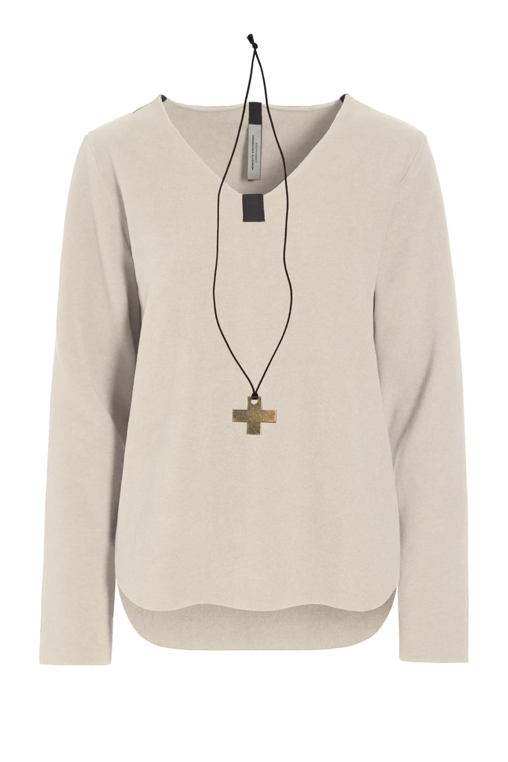 Henriette Steffensen Fleece Blouse w/X Necklace Kit