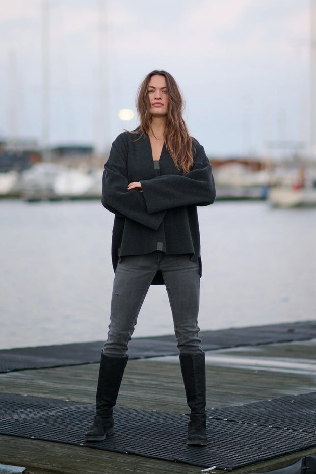 Henriette Steffensen Fleece Pullover Soft Black | 1370