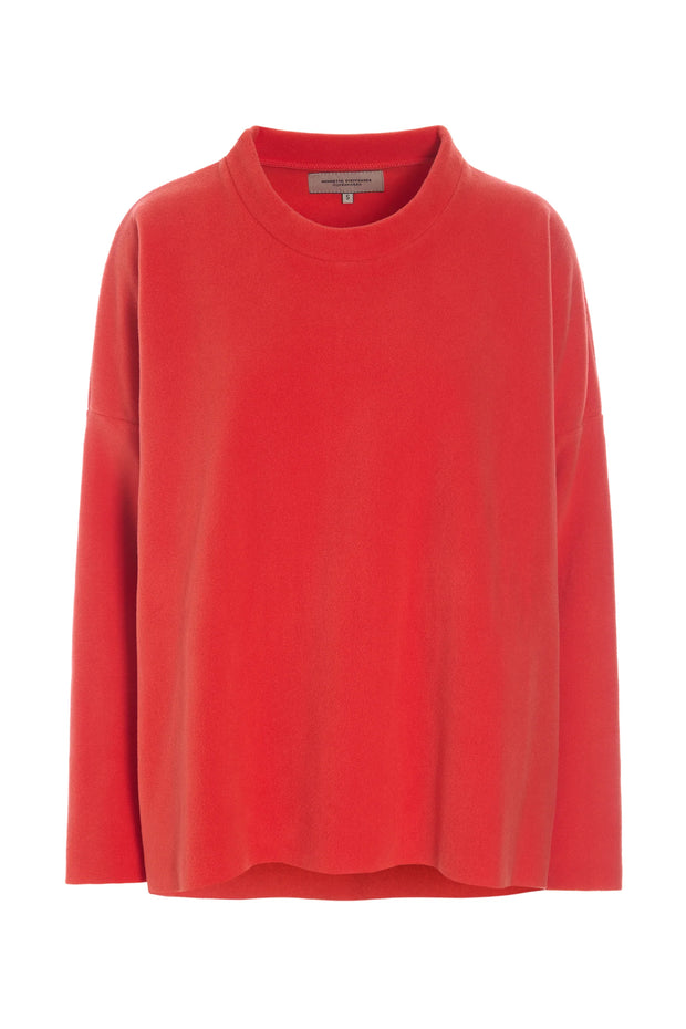 Henriette Steffensen Fleece Blouse Tomato | 1405