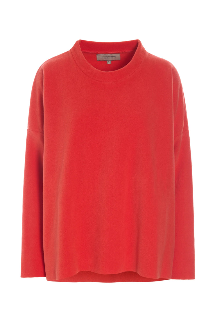 Henriette Steffensen Fleece Blouse Tomato | 1405