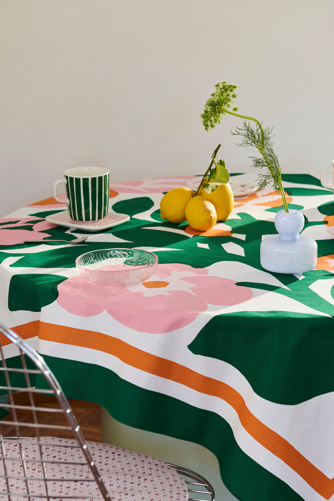 Green G Table Cloth Marimekko テーブルクロス　新品 Marimekko Green Green Tablecloth – KIITOSlife