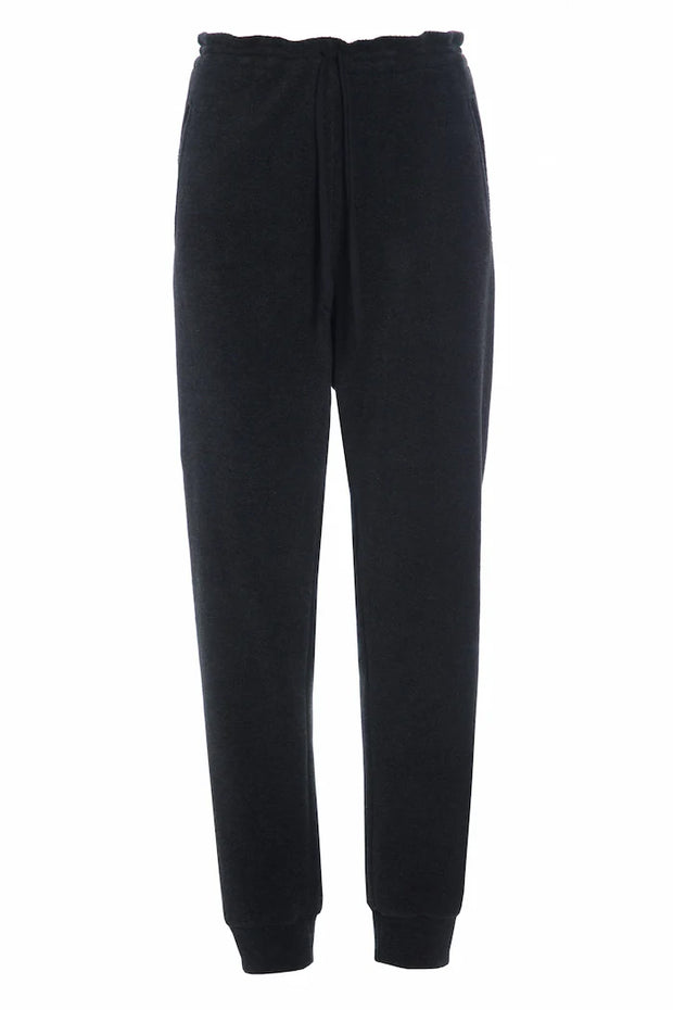Henriette Steffensen Fleece Jogger Pants Soft Black | 2110