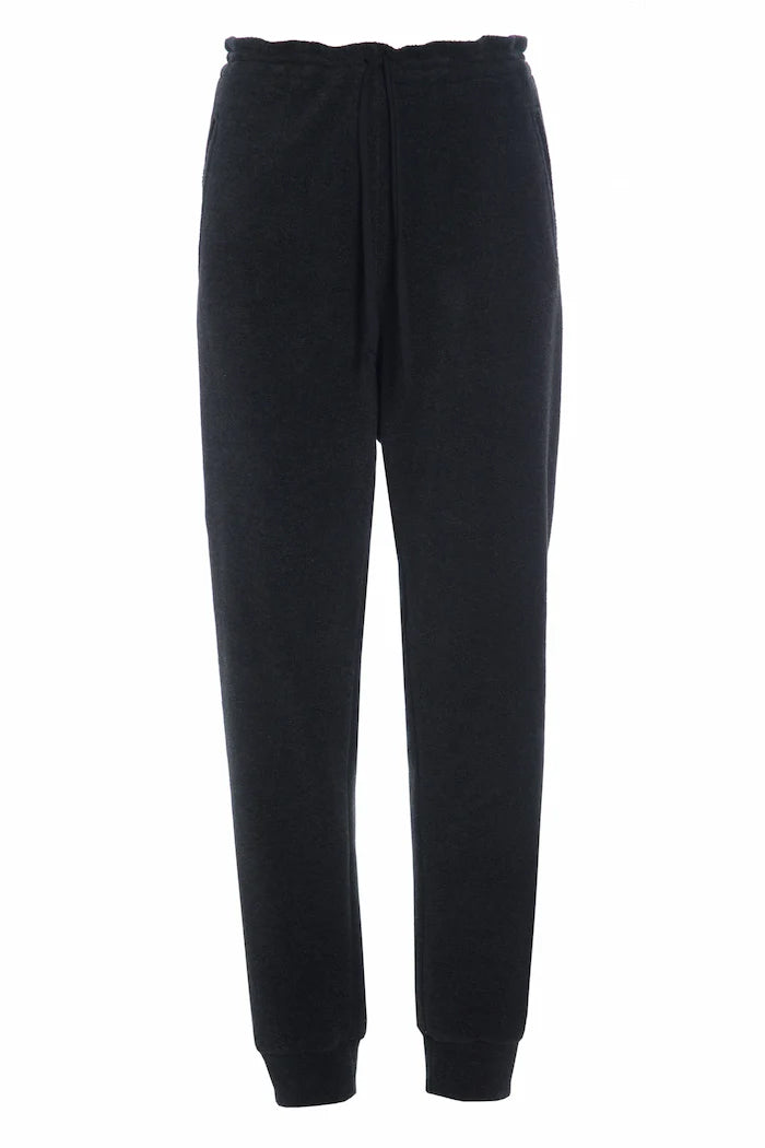 Henriette Steffensen Fleece Jogger Pants Soft Black | 2110