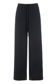 Henriette Steffensen Fleece Flare Trousers Soft Black | 2116