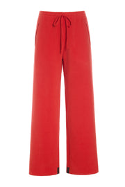 Henriette Steffensen Fleece Flare Trousers Tomato | 2116