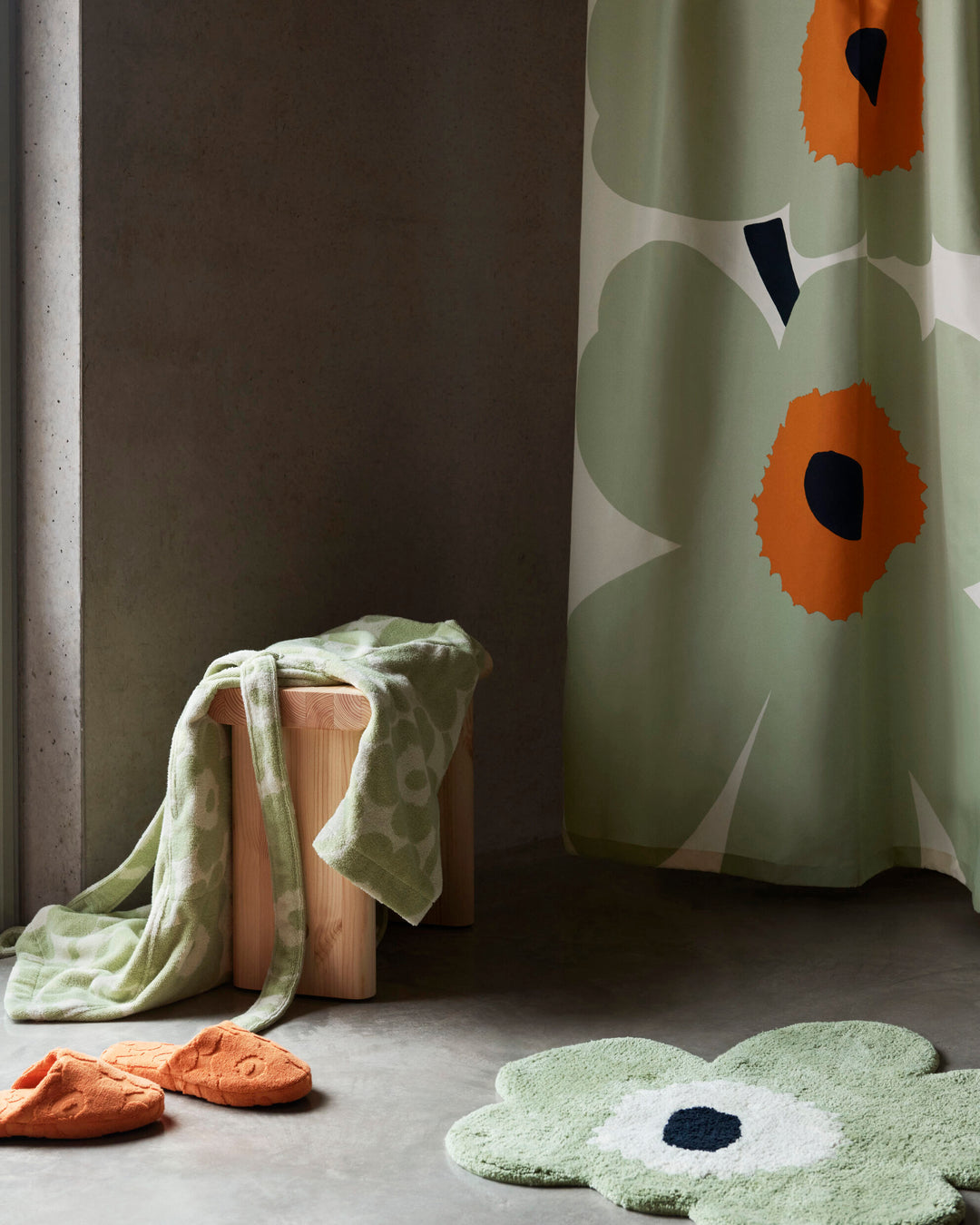 Marimekko Mini Unikko Terry Slippers KIITOSlife