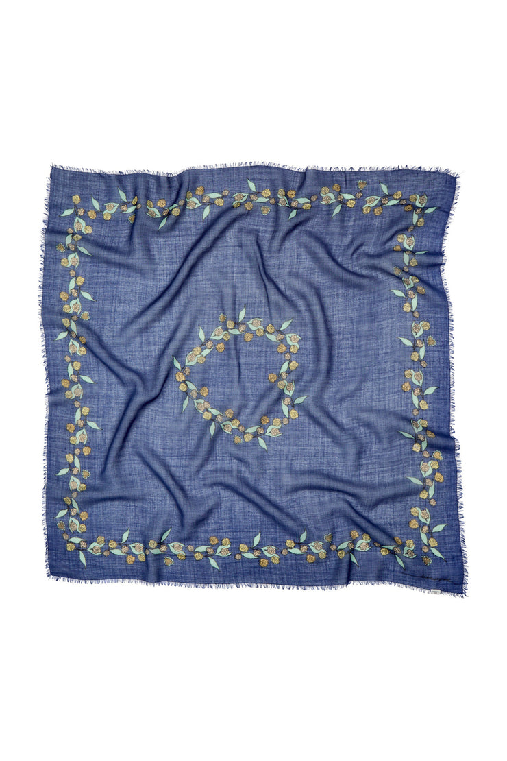 Becksöndergaard Carna Woo Scarf Purple Dusk