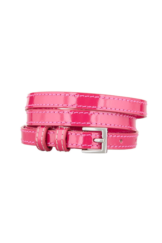 Becksöndergaard Sheeny Aria Belt Sangria Pink