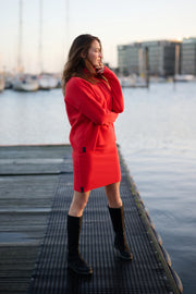 Henriette Steffensen Fleece Short Skirt Tomato | 3253