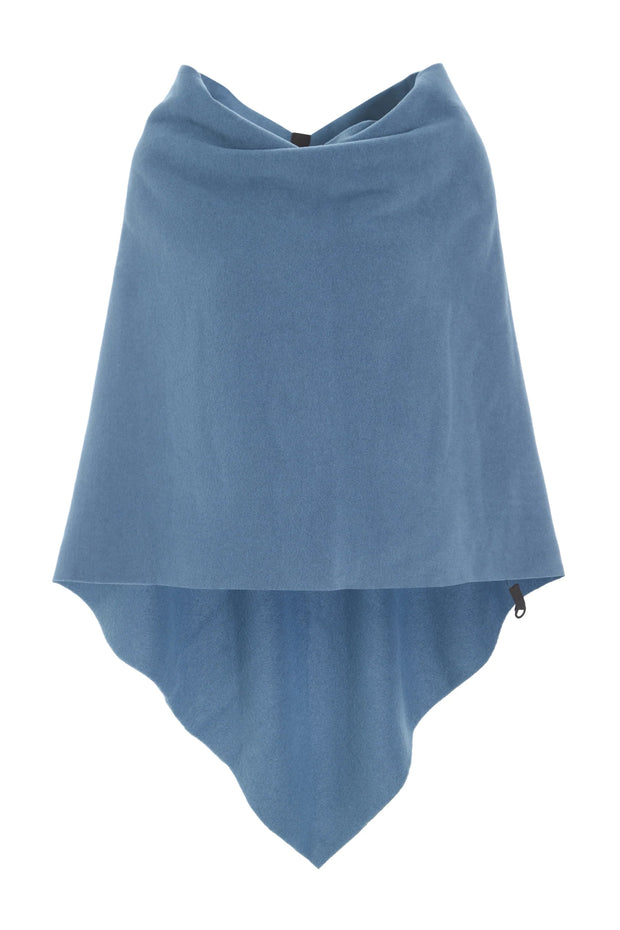 Henriette Steffensen Fleece Poncho Dusty Blue