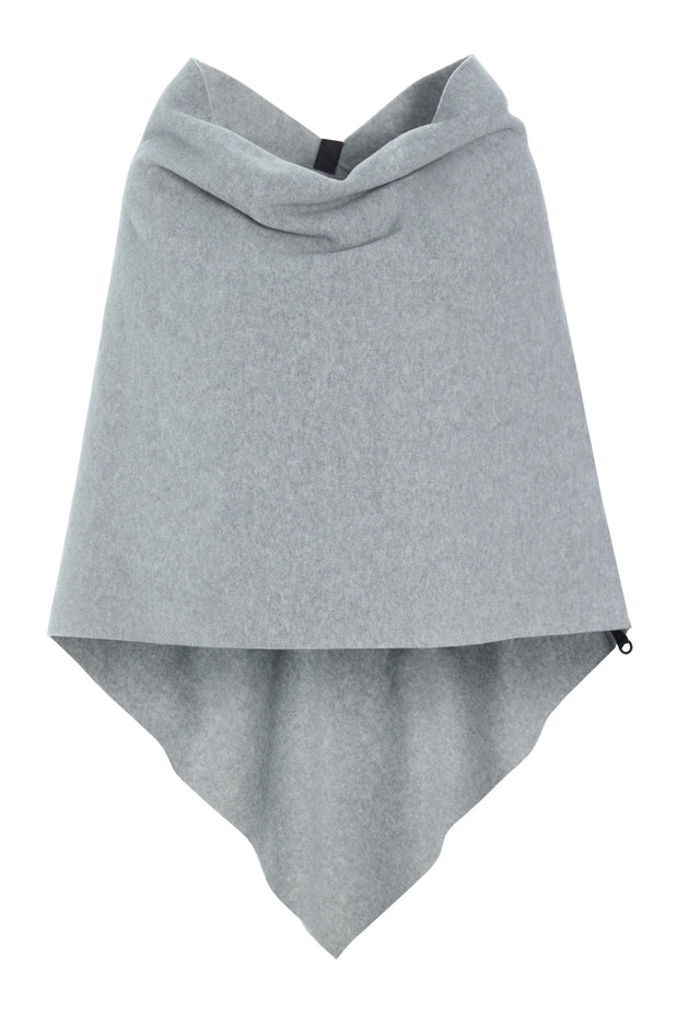 Henriette Steffensen Fleece Poncho Light Grey | 4026