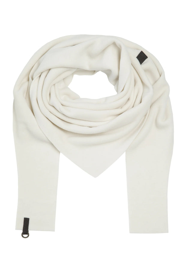 Henriette Steffensen Fleece Triangle Scarf Off-White