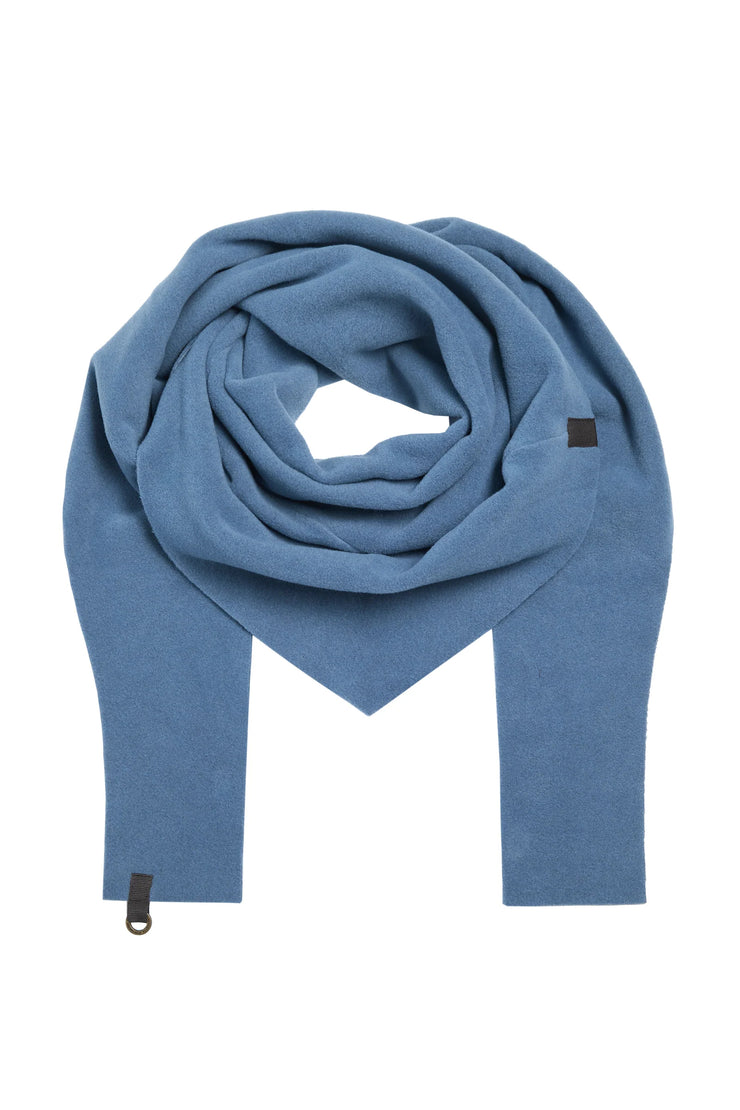 Henriette Steffensen Fleece Triangle Scarf Dusty Blue