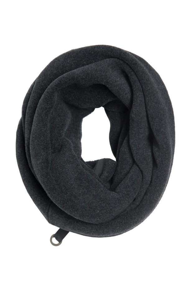 Henriette Steffensen Fleece Tube Scarf Soft Black