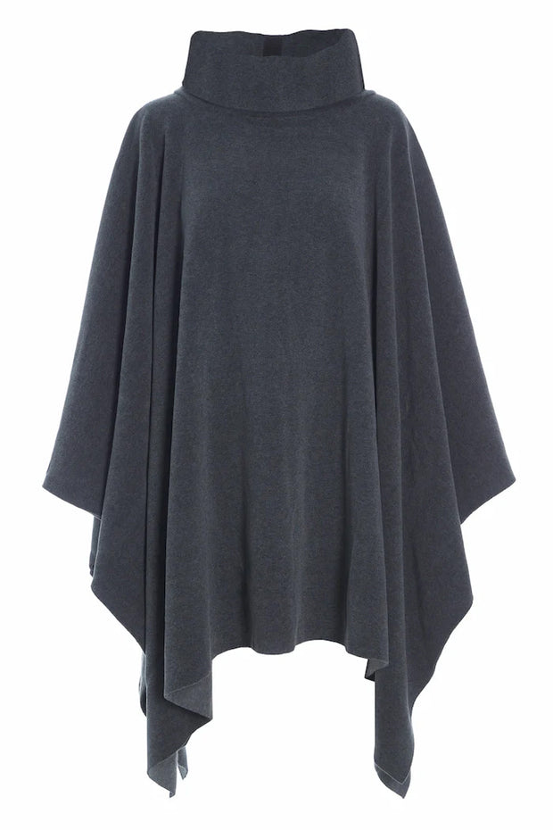 Henriette Steffensen Fleece Lounge Poncho Grey | 4081