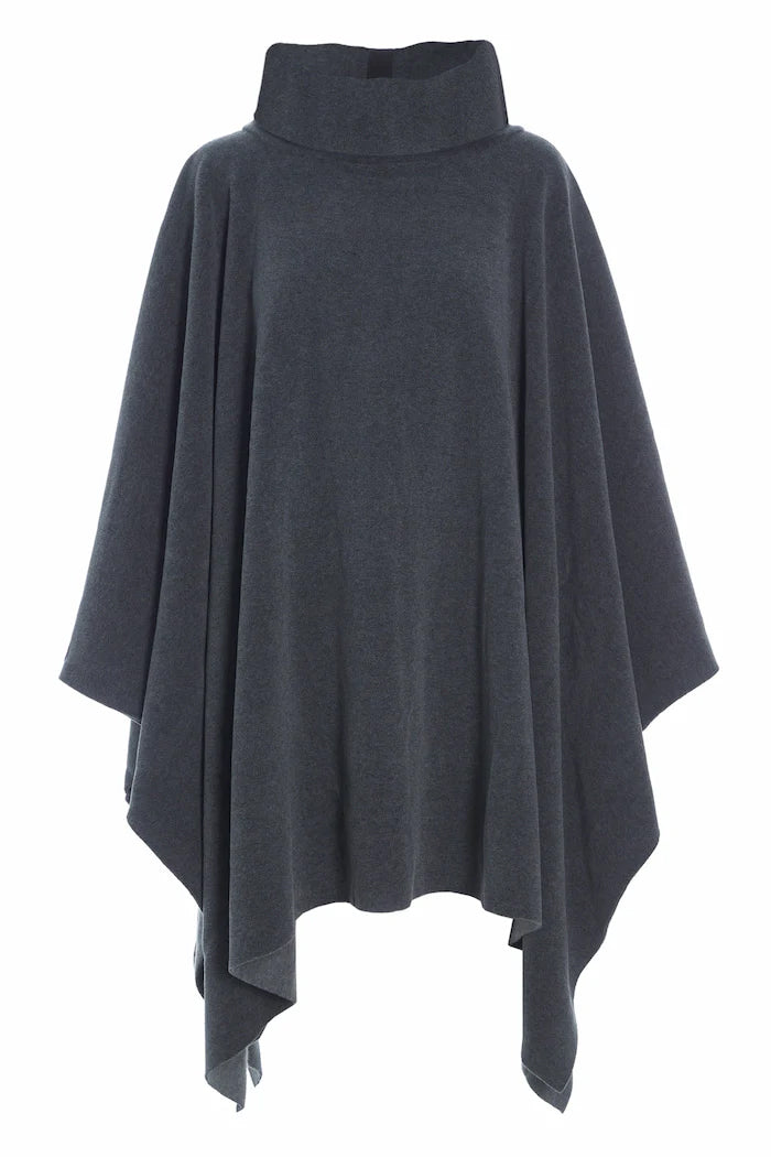 Henriette Steffensen Fleece Lounge Poncho Grey | 4081