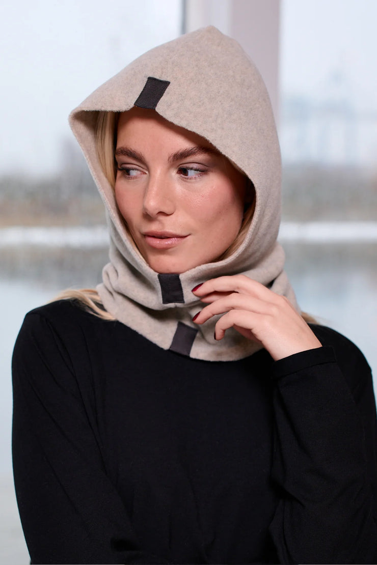 Henriette Steffensen Fleece Balaclava Sand