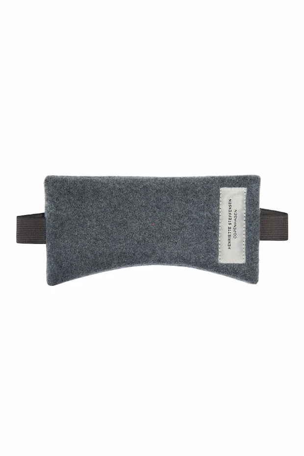 Henriette Steffensen Fleece Sleep Mask Grey | 4108