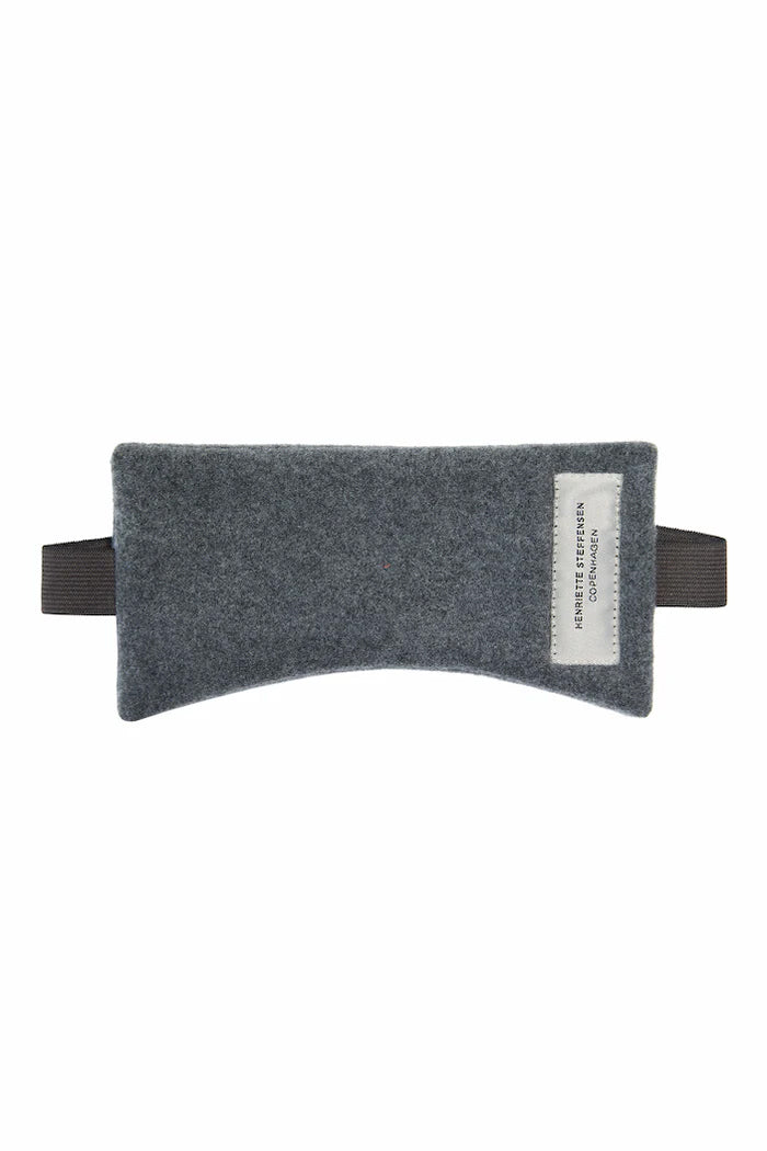 Henriette Steffensen Fleece Sleep Mask Grey | 4108