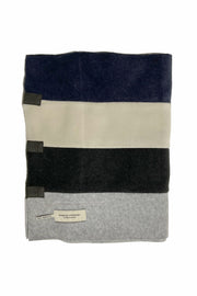 Henriette Steffensen Fleece No Waste Scarf Evening Blue/Kit/Soft Black/Light Grey | 4125