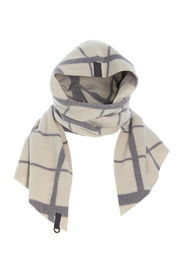Henriette Steffensen Fleece Scarf w/Hood Clan Check Kit | 4127