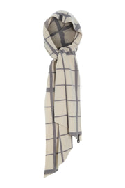 Henriette Steffensen Fleece Scarf w/Hood Clan Check Kit | 4127