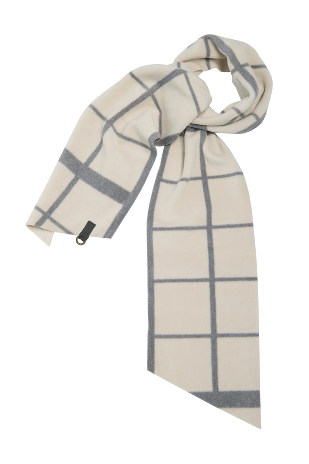 Henriette Steffensen Fleece Mini Scarf Clan Check Kit | 5001
