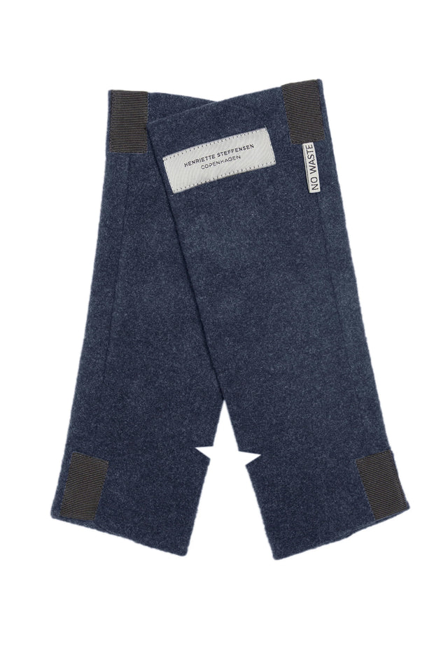 Henriette Steffensen Fleece Wrist Warmers Evening Blue | 6022