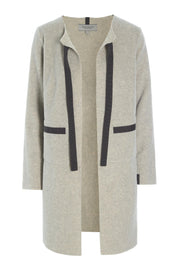 Henriette Steffensen Fleece Tie Cardigan Sand