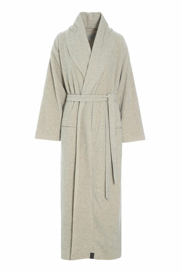 Henriette Steffensen Fleece Maxi Bath Robe Sand | 7128 MAXI