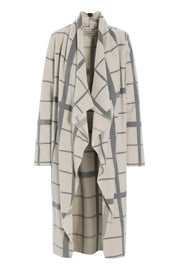 Henriette Steffensen Fleece Waterfall Cardigan Clan Check Kit | 7131P