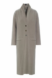Henriette Steffensen Fleece Long Cardigan Elephant | 7162