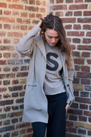 Henriette Steffensen Fleece Cardigan Jacket Elephant | 7163