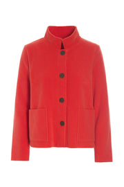 Henriette Steffensen Fleece Short Jacket Tomato | 7164