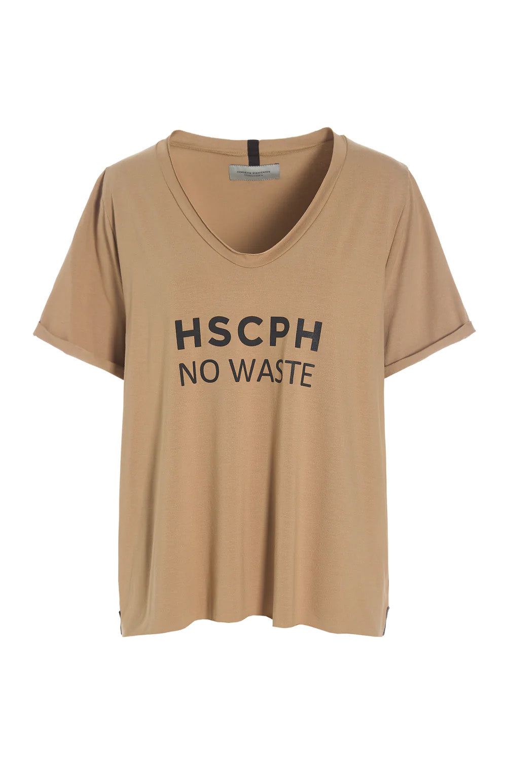 Henriette Steffensen Jersey Oversize No Waste Tee Camel – KIITOSlife