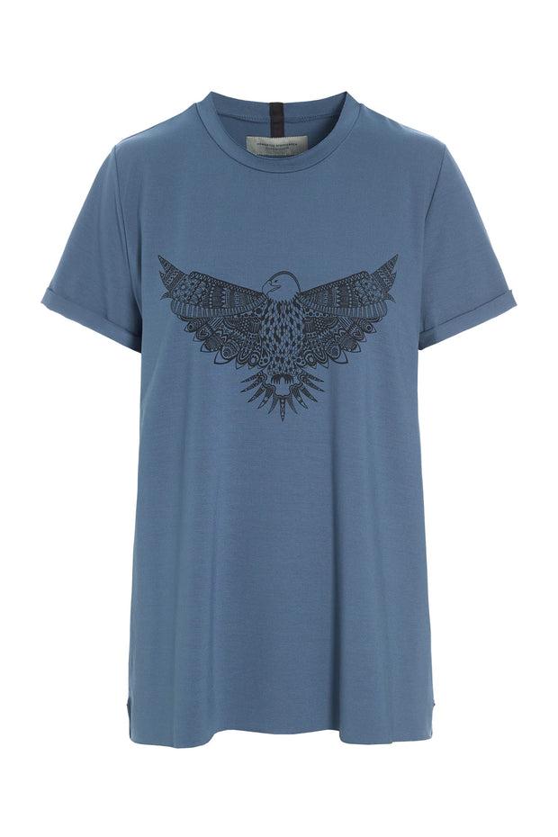 Henriette Steffensen Jersey Eagle Tee Dusty Blue