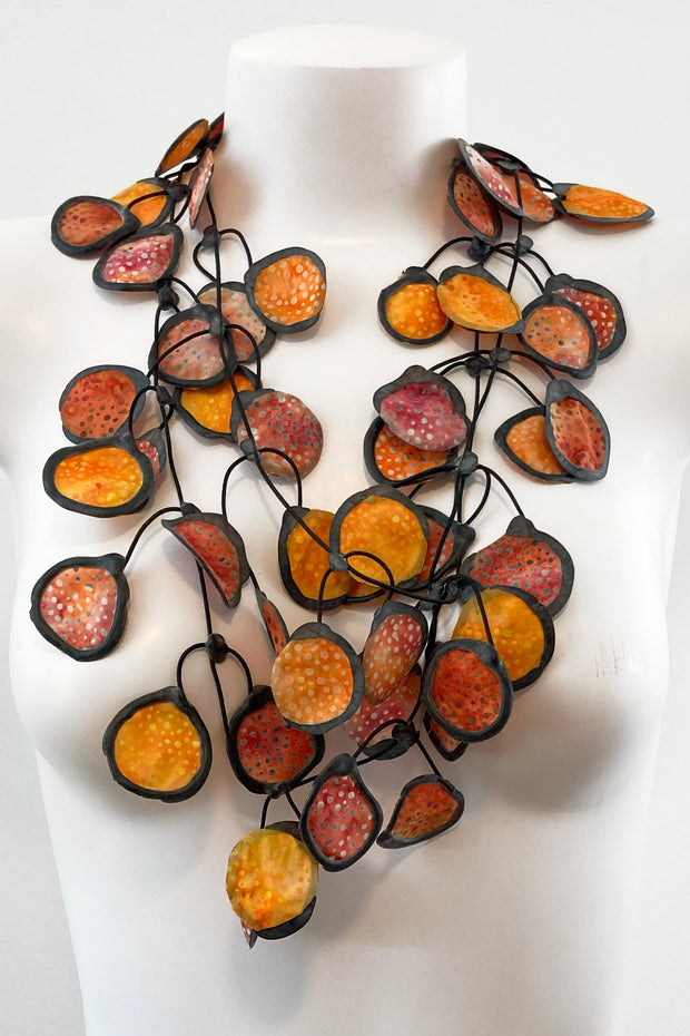 Annemieke Broenink Batiq Necklace Pumpkin