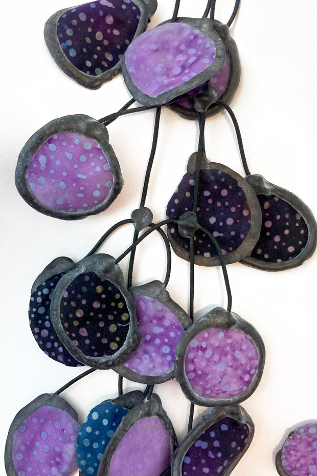 Annemieke Broenink Batiq Necklace Purple